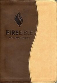 Fire Bible King James Version Red Letter Edition (FireBible)- Brown/Gray